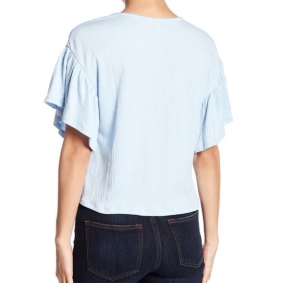 Ten Sixty Sherman Ruffle Sleeve Tee - Picture 2 of 6